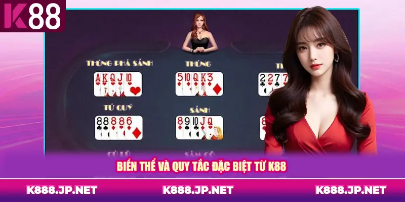 Biến thể và quy tắc đặc biệt từ K88